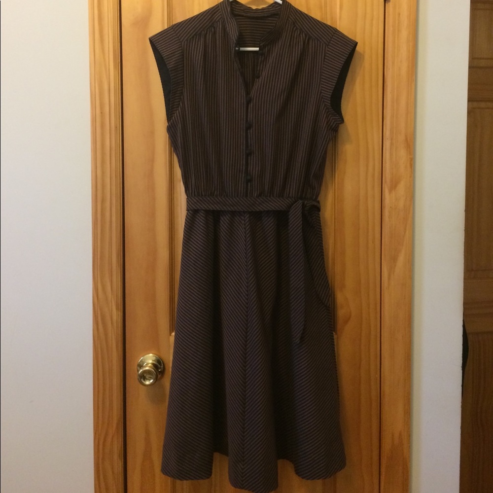 Vintage Seersucker Day Dress